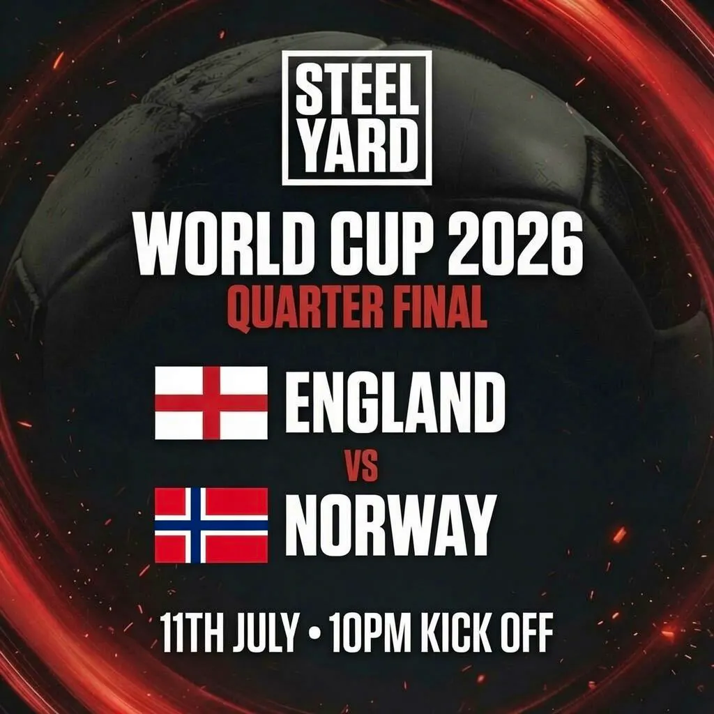 England vs Norway| Quarter Finals| World Cup 2026 Live at SYSheffield (Steel Yard)