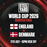 England vs Denmark| Quarter Finals| World Cup 2026 Live at SYSheffield (Steel Yard)