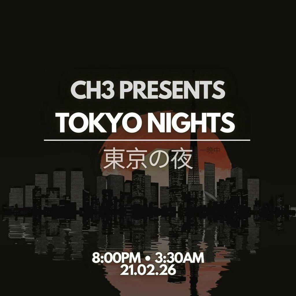 CH3 Presents TOKYO NIGHTS/ Brad Bowker B2B Jack Davies ANL at The Strangled Cat