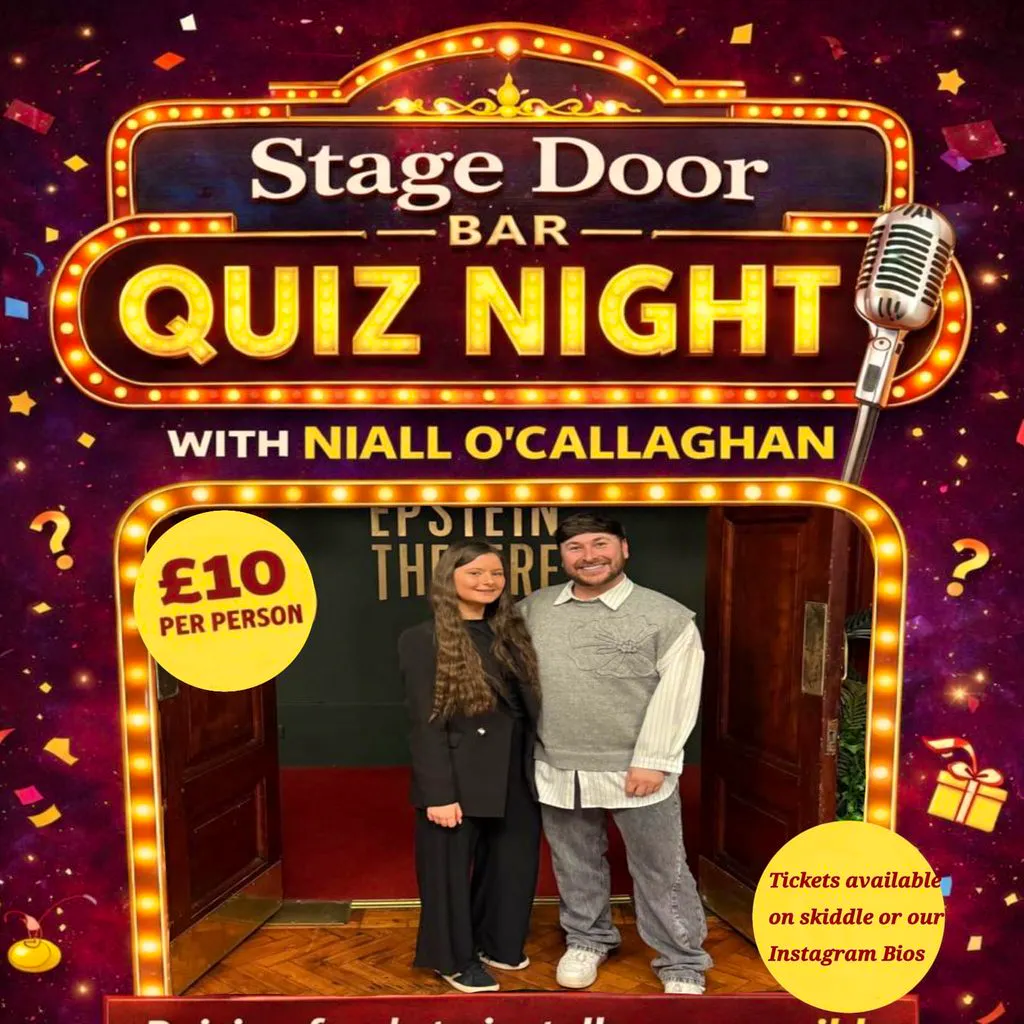 Brains, Banter & Better Access Quiz Night with Niall O'Callaghan at Stage Door Liverpool
