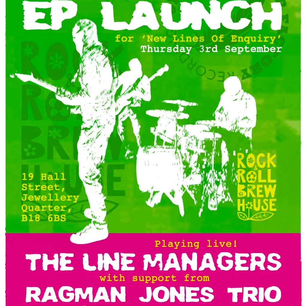 The Line Managers EP Launch at Rock N Roll Brewhouse