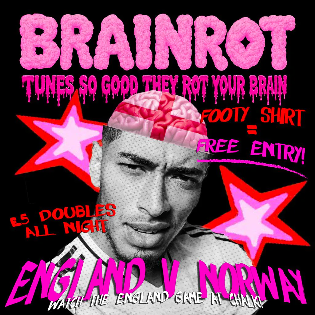 BRAINROT @ CHALK | England v Norway World Cup!!! at Chalk Brighton