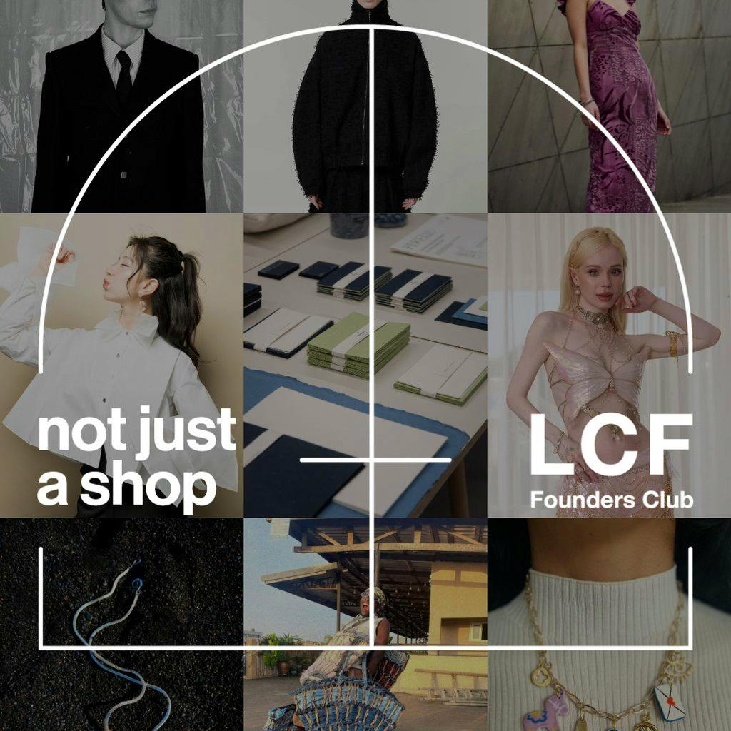 not just a shop x LCF Founders Club pop-up shop at London College Of Fashion East Bank Campus