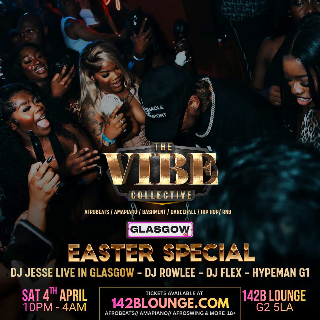 The Vibe Collective Returns for an EASTER SPECIAL!!! at 142B Lounge Glasgow