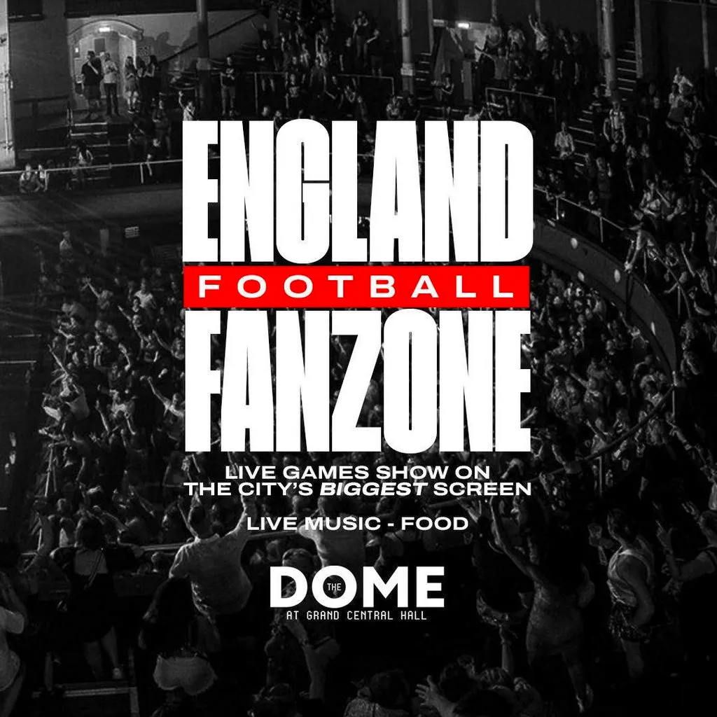 World Cup Live: England Fanpark at The Dome At Grand Central Hall