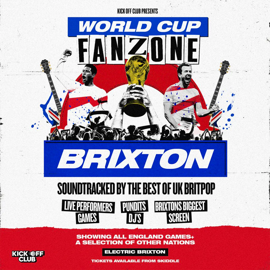 England Fanzone Brixton : England Vs Spain (World Cup Final) at Electric Brixton