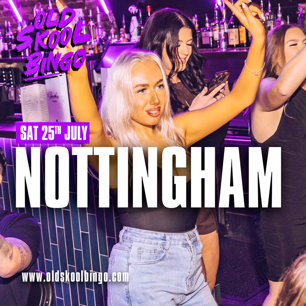 Old Skool Bingo Sat 25th July Nottingham at Ng One Nottingham
