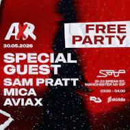 AXR FREE PARTY: SPECIAL GUEST, Mica (UK) + more at SOUP