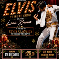 Elvis Tribute Show starring Louis Brown at The Bentley
