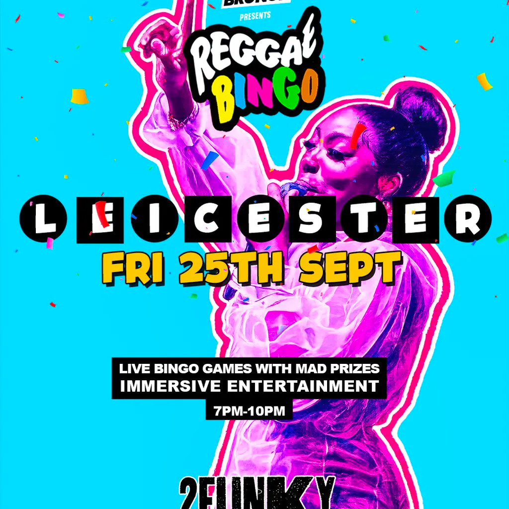 Reggae Bingo - Leicester - Fri 25th Sept at 2Funky Music Cafe