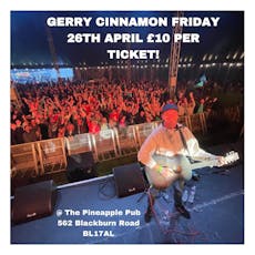 Gerry Cinnamon Tribute at Pineapple Inn