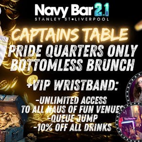 The Captain's Table: A Nautical Drag Queen Bottomless Brunch