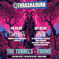 Thrash and Burn minifest Friday 4th Sep 2026 at The Tunnels