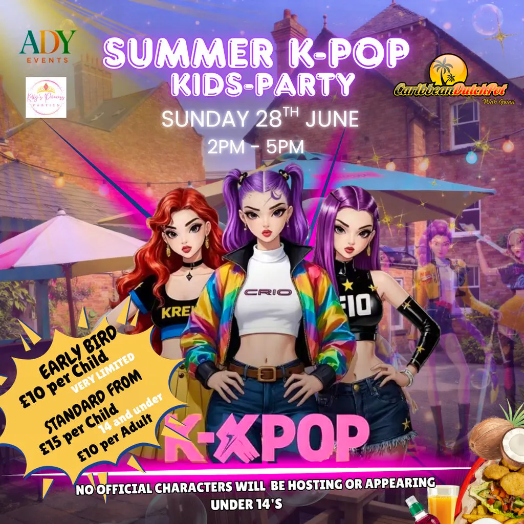 K-POP Kids Summer Party at Caribbean Dutchpot