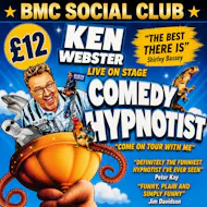 Ken Webster comedy hypnotist at Bmc Club