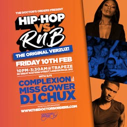 Hip-Hop vs RnB Tickets | Trapeze Basement London  | Fri 10th February 2023 Lineup