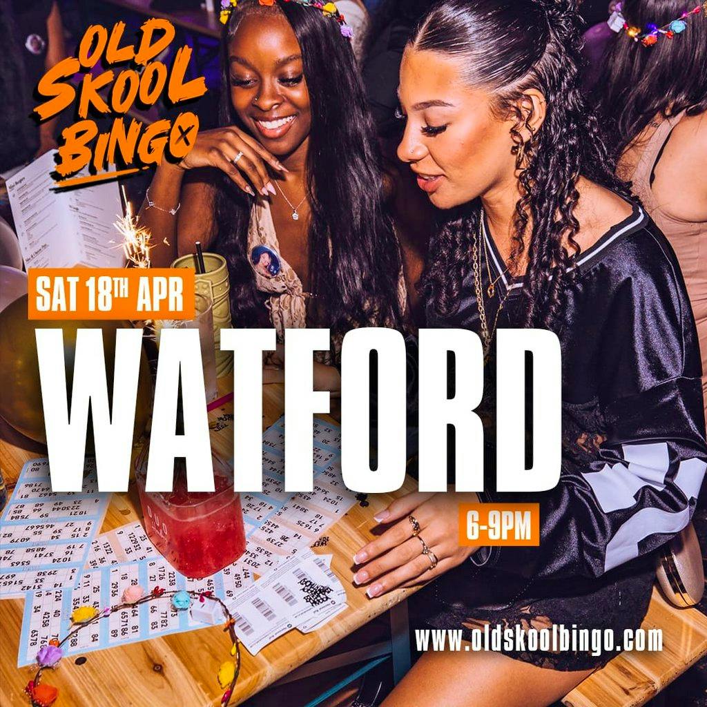 Old Skool Bingo Sat 18th April Watford at Dunning 2