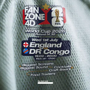 FANZONE 4D x The Steel Yard: England v DR Congo (Round of 32)