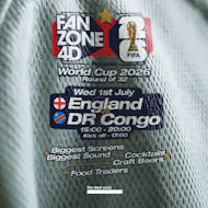 FANZONE 4D x The Steel Yard: England v DR Congo (Round of 32) at The Steel Yard