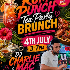 Wingz & tingz rum punch tea party brunch