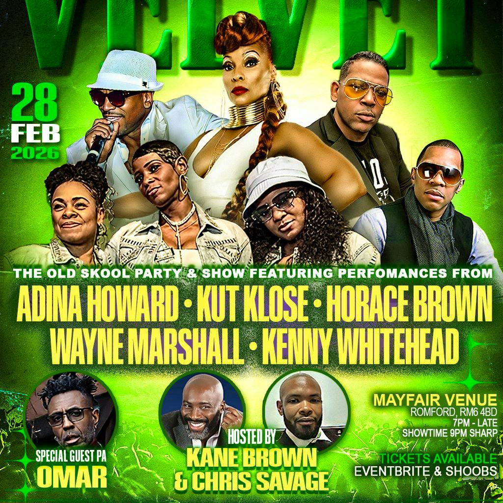 VELVET - Adina Howard | Kut Klose | Omar Live at Mayfair Venue