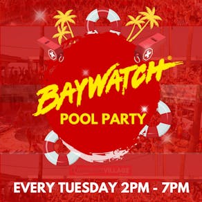 Baywatch pool party