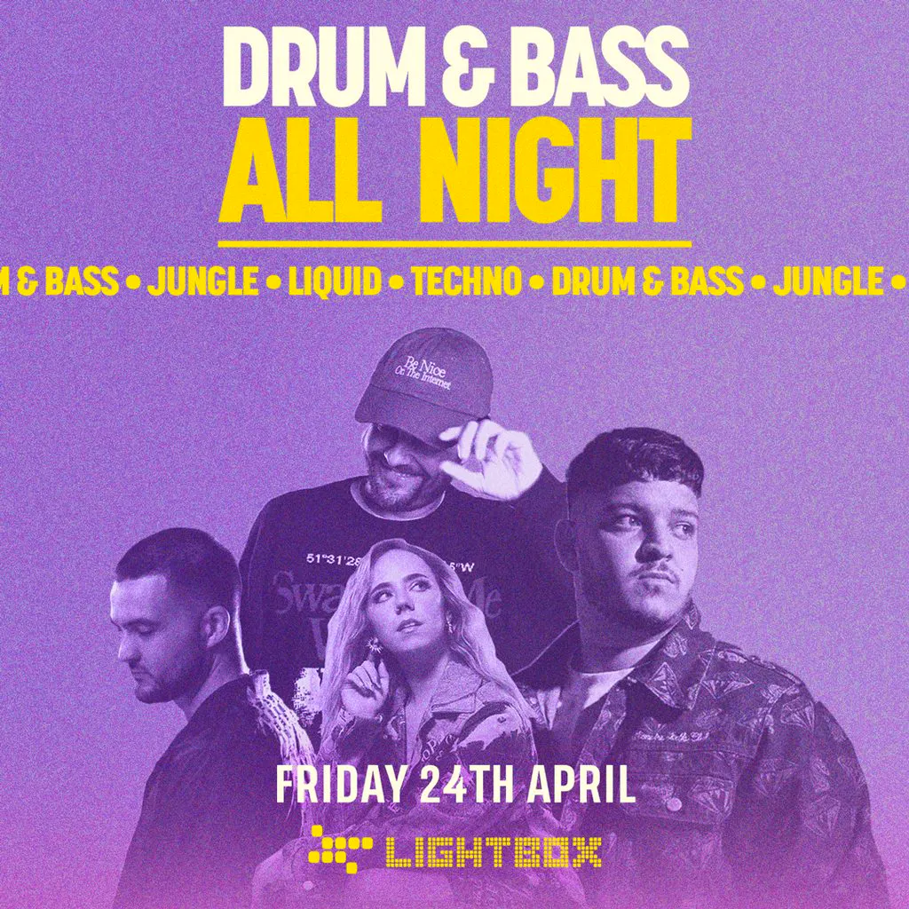 [FREE TICKETS] DnB All Night @ Fire & Lightbox at Lightbox