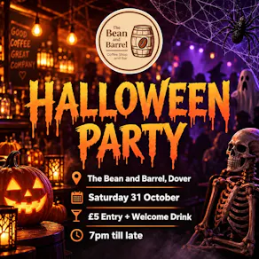 Halloween Party at the Bean and Barrel
