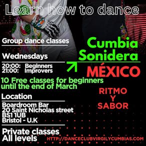 Learn how to dance Cumbia Sonidera (Mexico)