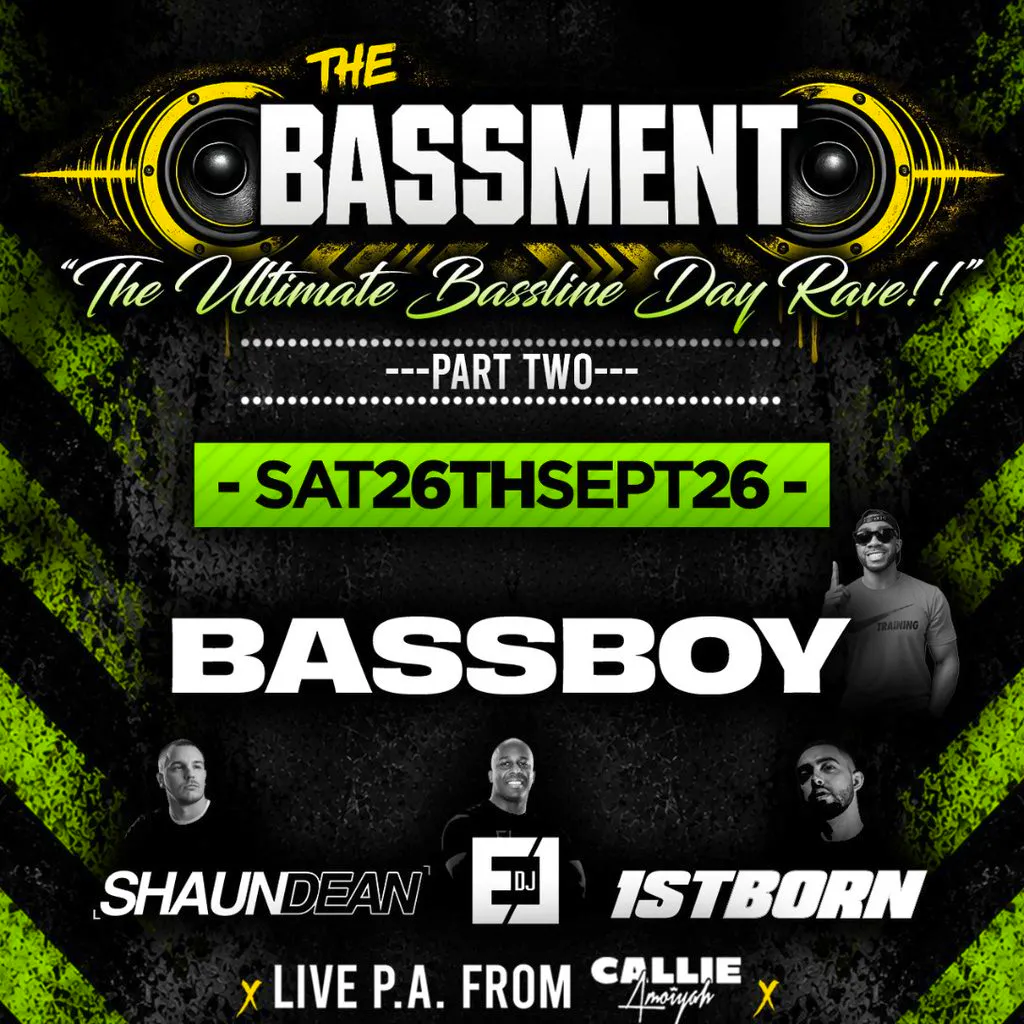The ultimate bassline day rave PART 2! at The Bassment Venue