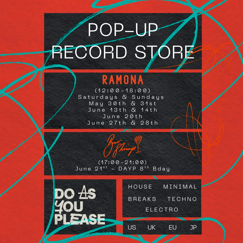 Do As You Please Pop-Up Record Store at Ramona Manchester