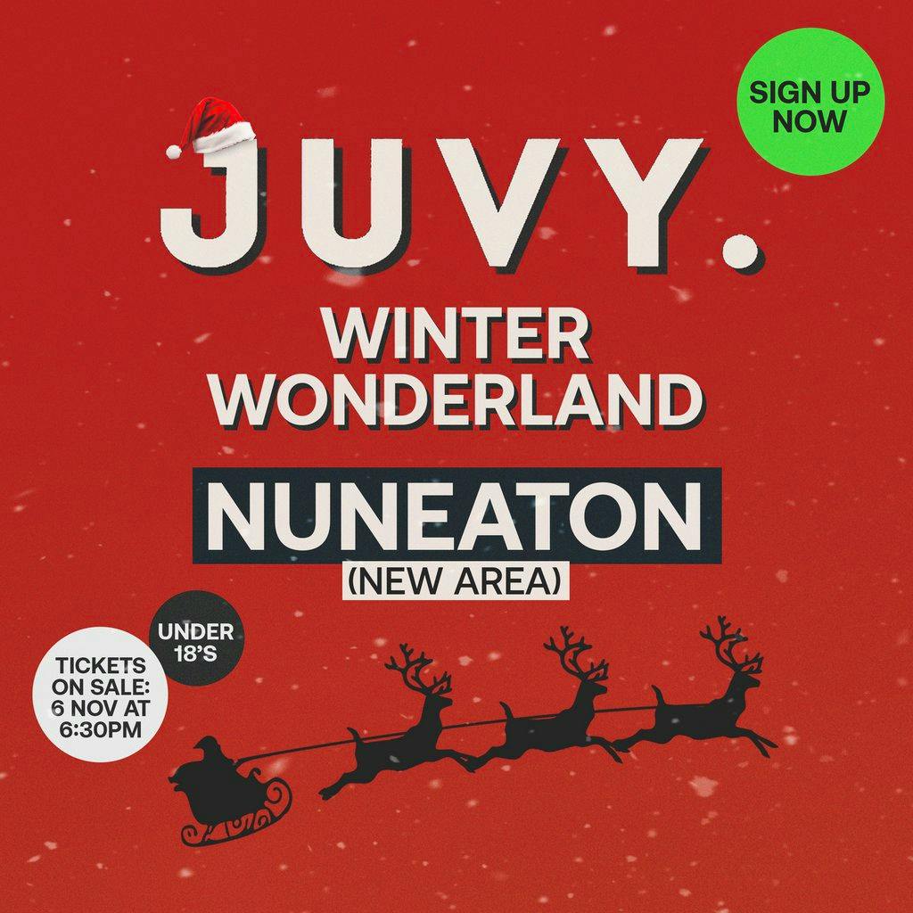 JUVY Under 18s - Xmas Tour - Fri 19 December - NUNEATON at Labyrinth Nuneaton