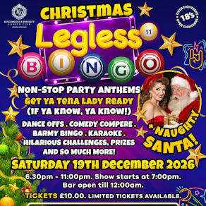 Legless 11 Bingo with Naughty Santa