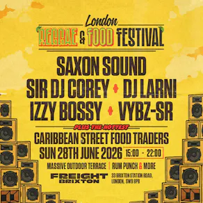 Tickets: London Reggae & Food Festival - Rooftop Edition | Freight ...