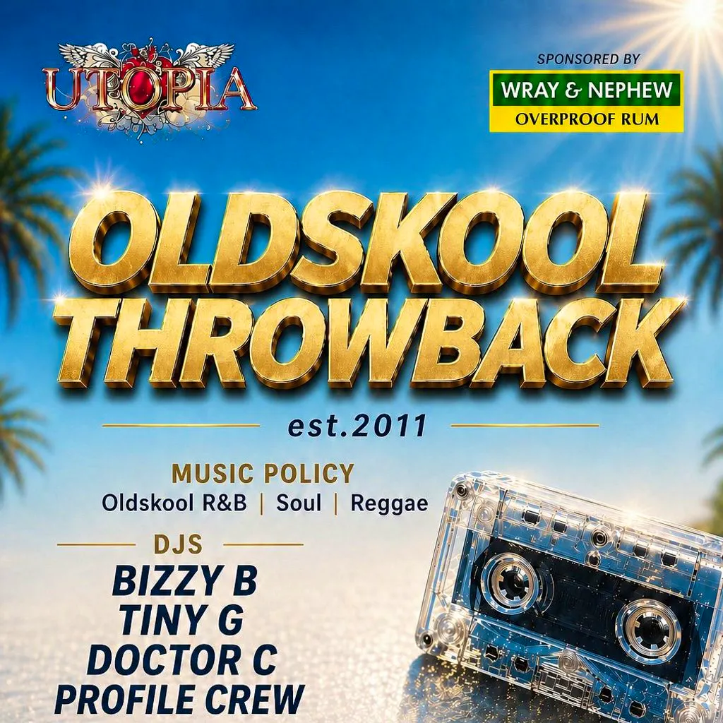 Oldskool Throwback | Saturday 15th August | Manchester at Savannahs Mcr