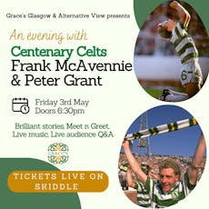 An Evening with Frank McAvennie and Peter Grant at Grace's Irish Sports Bar