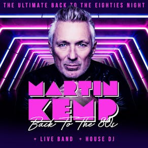 Martin Kemp Back to the 80s Party