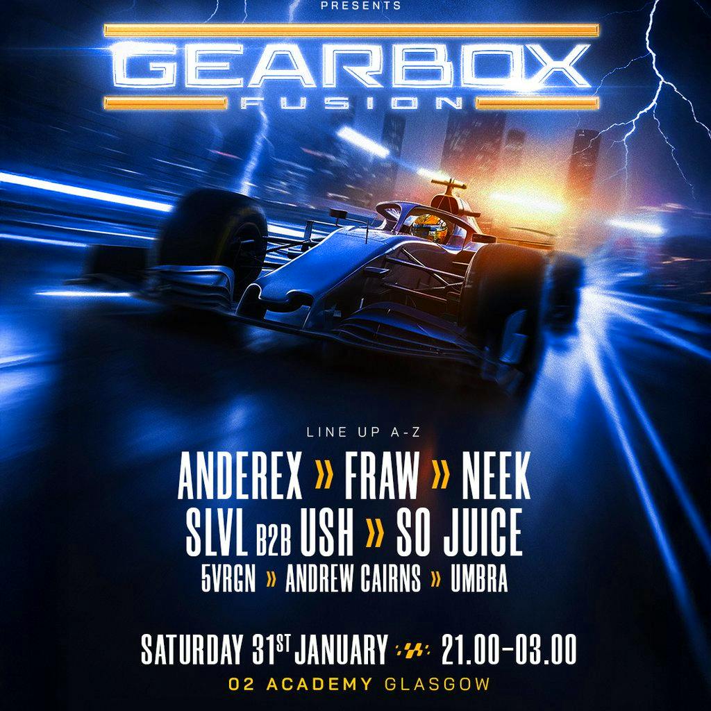 HSSH & Khaotic Present: Gearbox Fusion at O2 Academy
