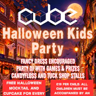 Cube Halloween Kids Party at Cube Nightclub Wigan