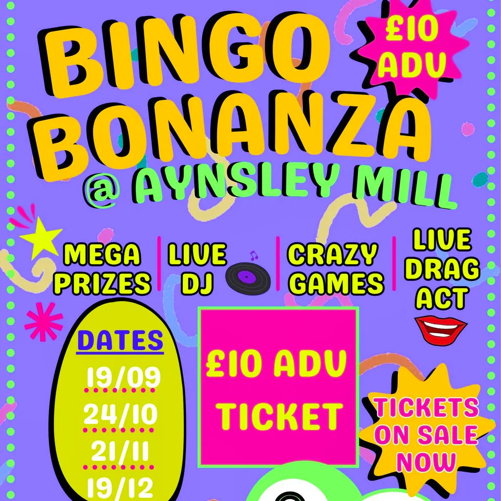 Bingo Bonanza at Aynsley Mill 