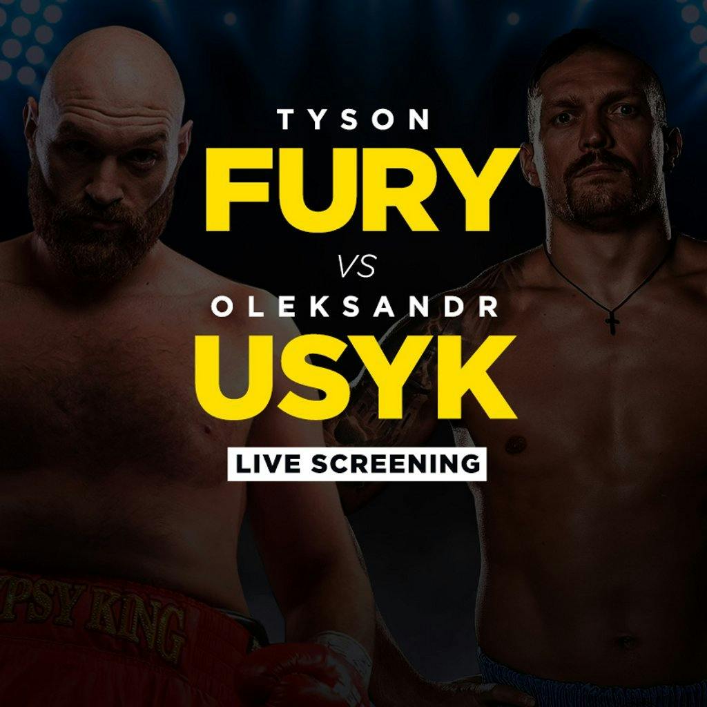 Tyson Fury vs Oleksandr Usyk Live Screening Vauxhall Food And Beer