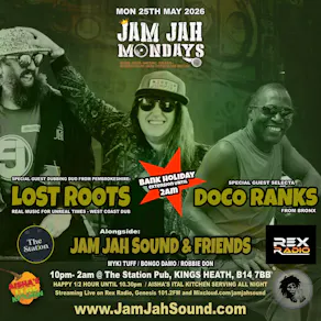 Jam Jah Mondays ft Lost Roots live (Pembrokeshire) & Doco Ranks