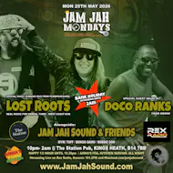 Jam Jah Mondays ft Lost Roots live (Pembrokeshire) & Doco Ranks at The Station Pub
