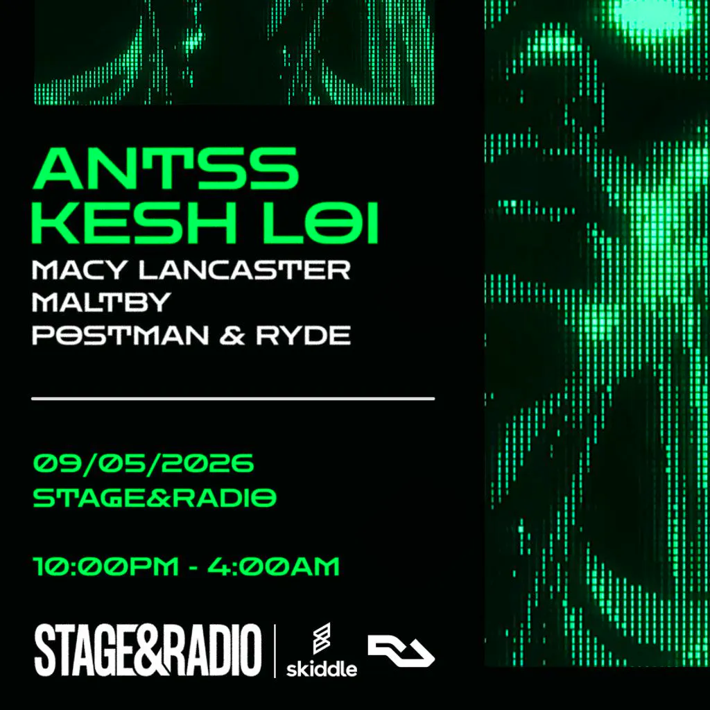 Hubba Presents: Antss, Kesh Lou & more at Stage And Radio