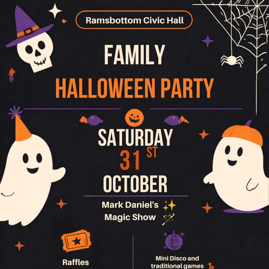 Family Halloween Disco at Ramsbottom Civic Hall