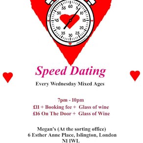 Speed Dating. Mixed Ages.  Wednesdays