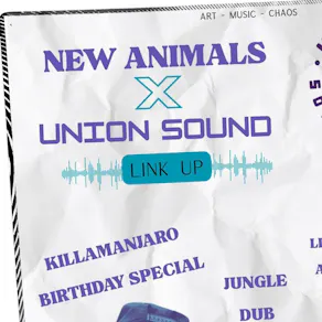 New Animals x Union Sound System Link Up