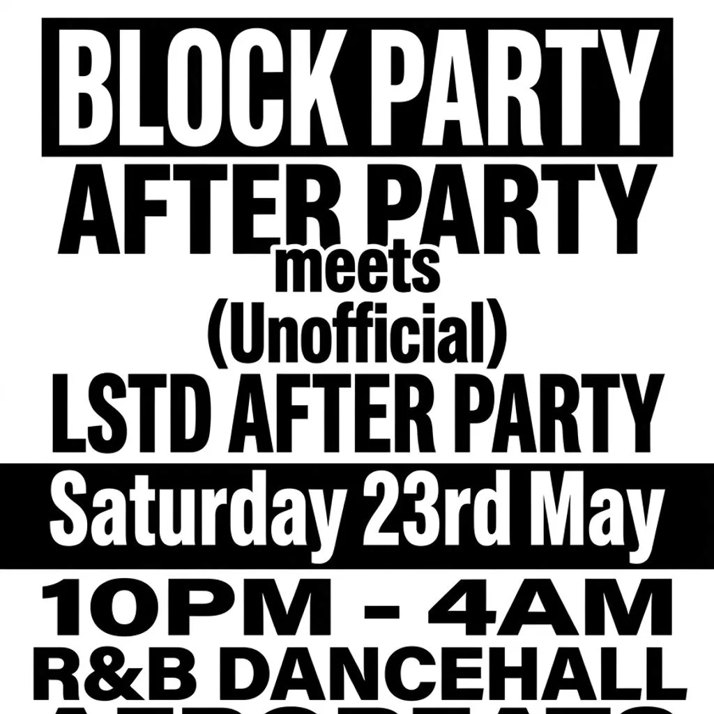 LSTD After Party ( Un-Official ) meets Block Party After Party at Rush Nightclub