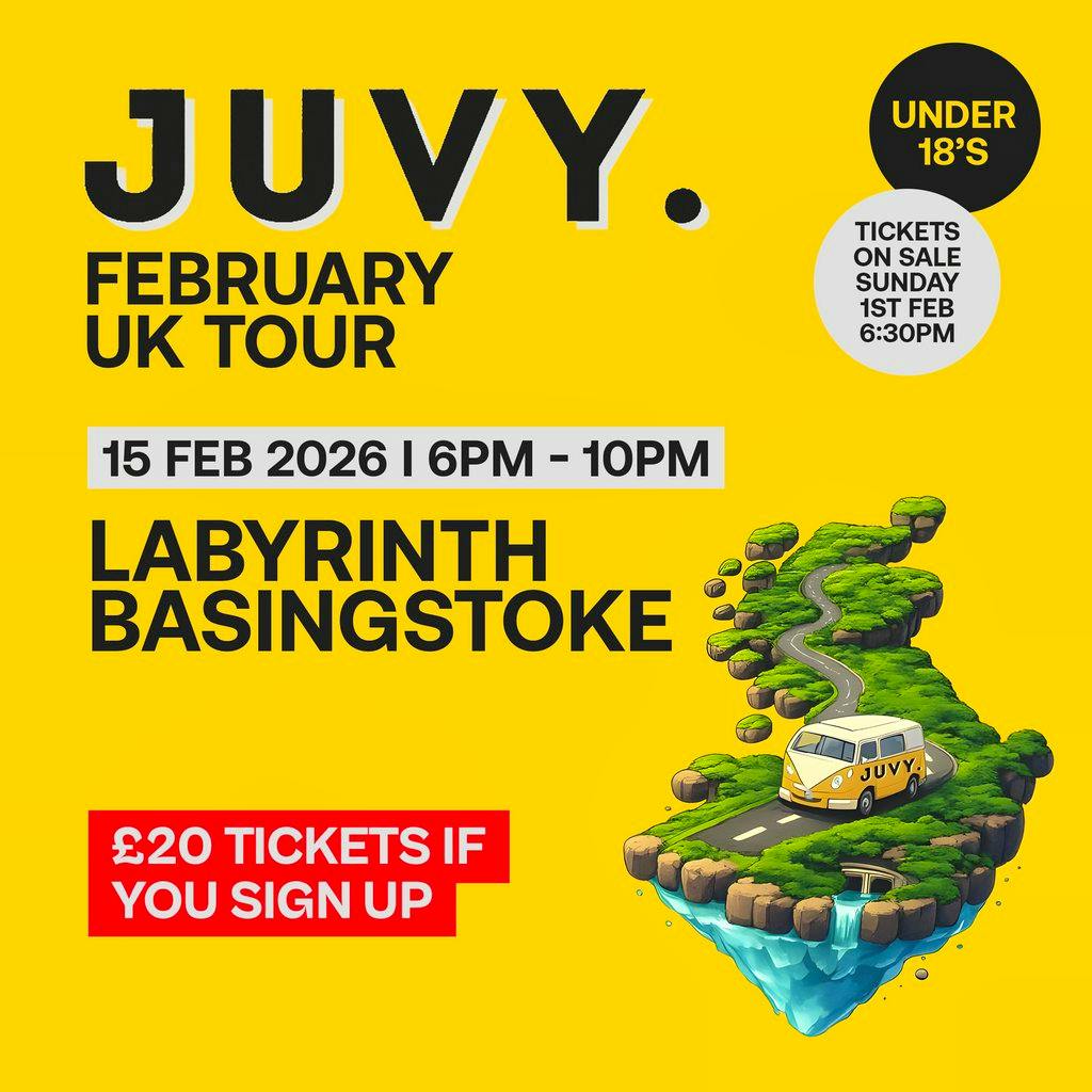 JUVY Under 18s  - Feb Tour - Sun 15th February - BASINGSTOKE at Labyrinth Basingstoke