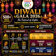 Diwali Gala 2026 | Birmingham Dinner, DJ & Family Celebration at The Conference Suite